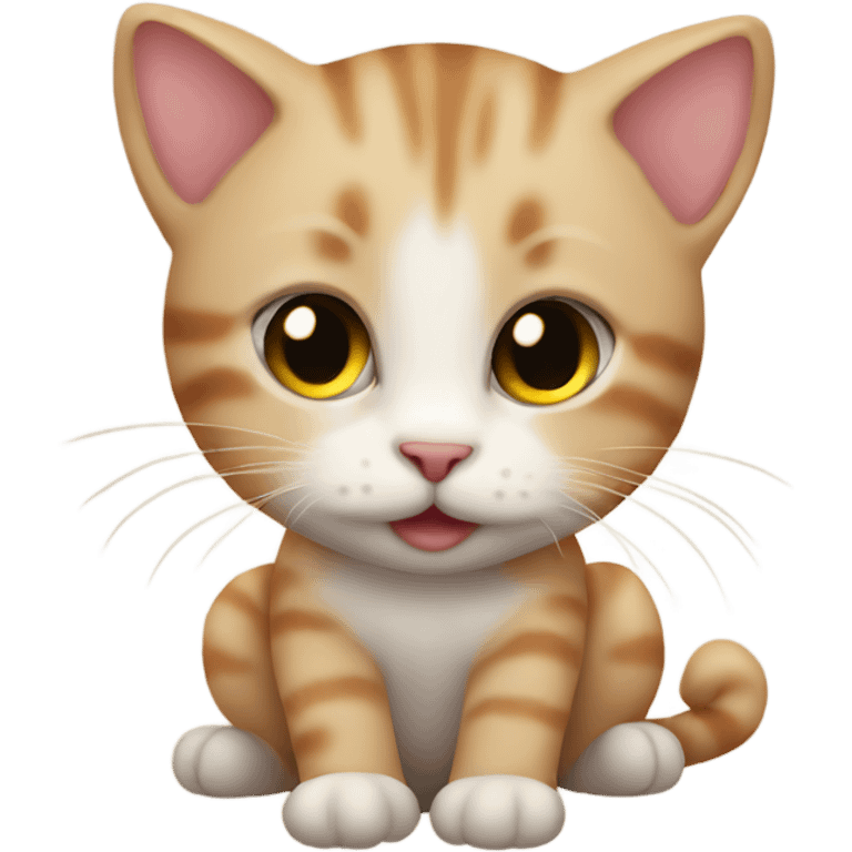 Baby cute cat  emoji