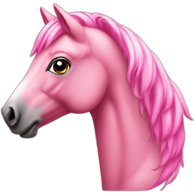 Pink horse emoji