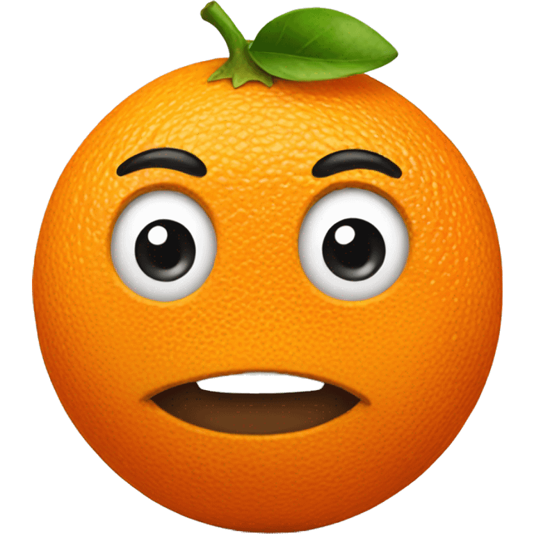 tangerine emoji