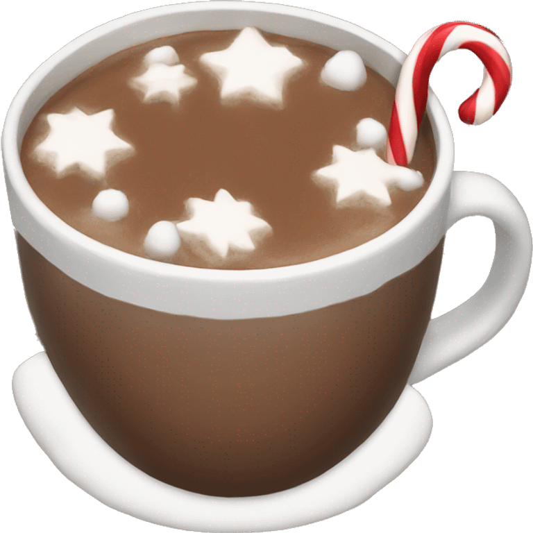 Hot cocoa christmas emoji