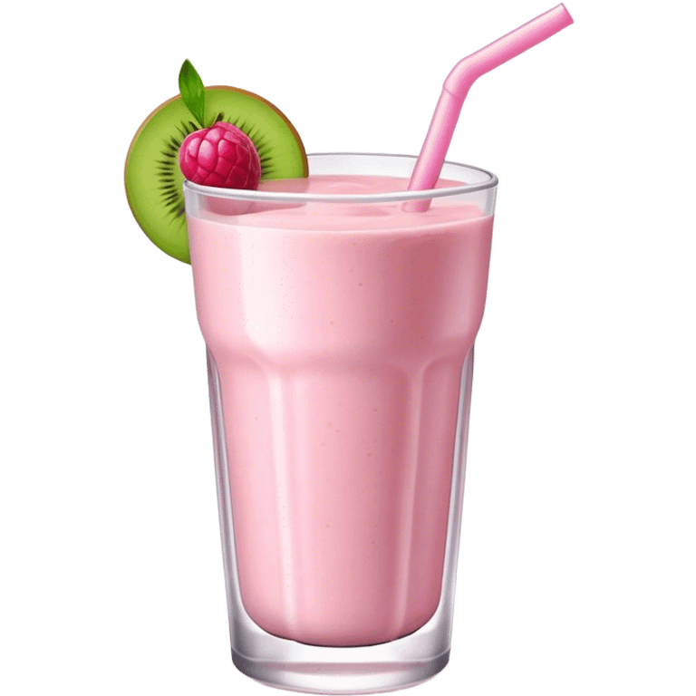 pastel pink smoothie emoji