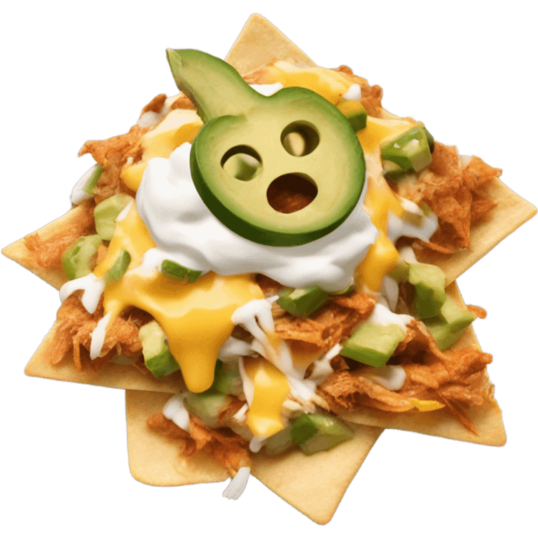 Nachos de pollo emoji