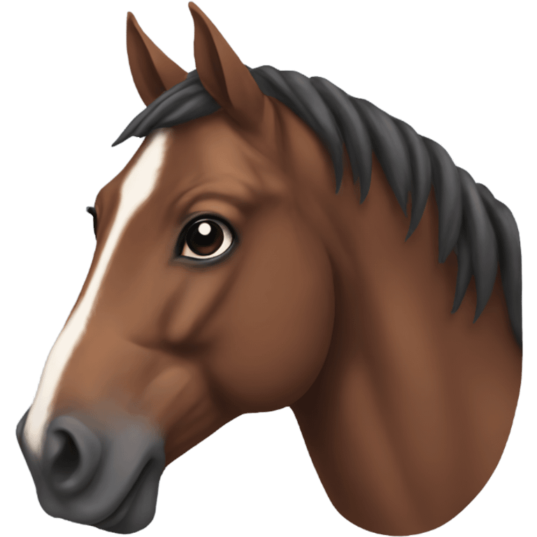 Bay horse emoji