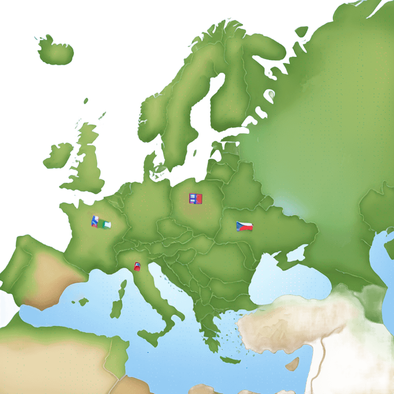 Europe map emoji