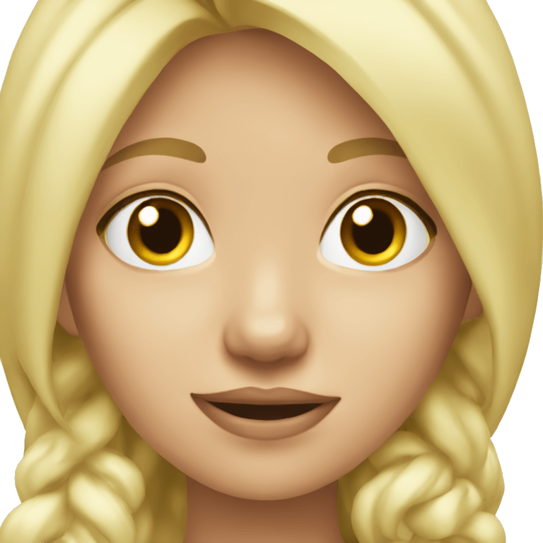 Blonde girl who loves Christmas  emoji