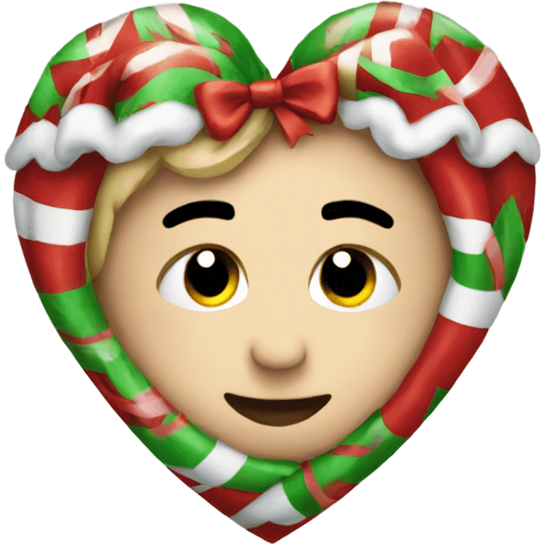 christmas heart emoji