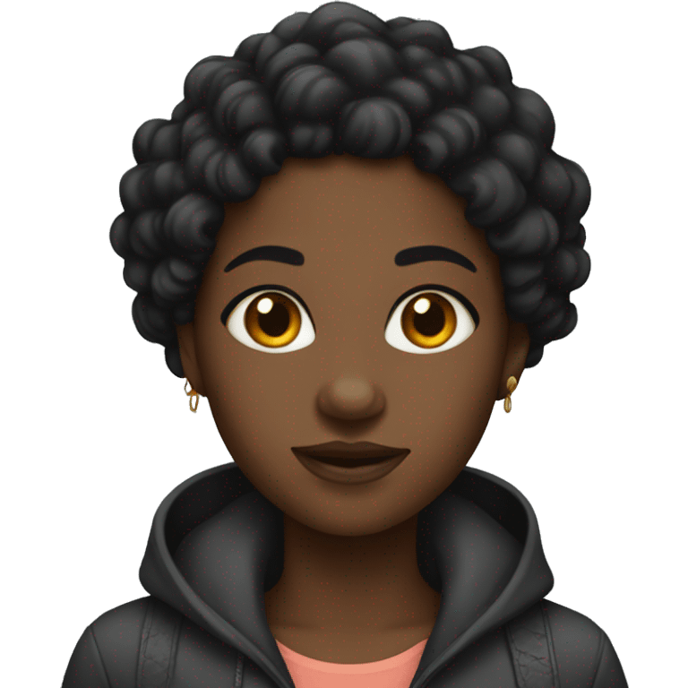 Black girl emoji