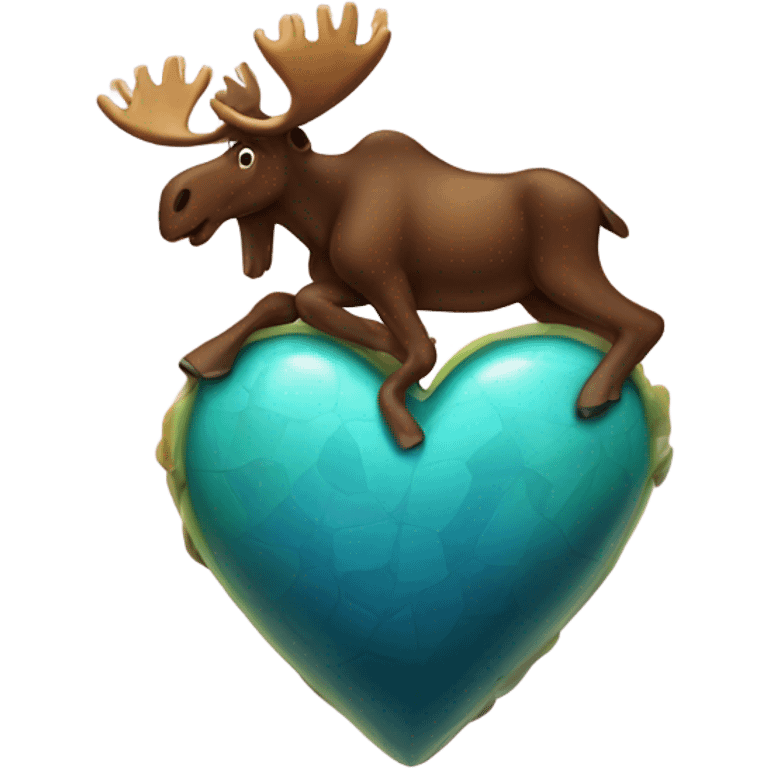 Moose heart turtle  emoji