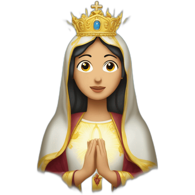 Virgen inmaculada Concepción de María  emoji