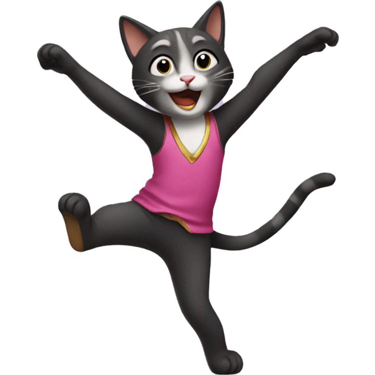 dancing cat emoji