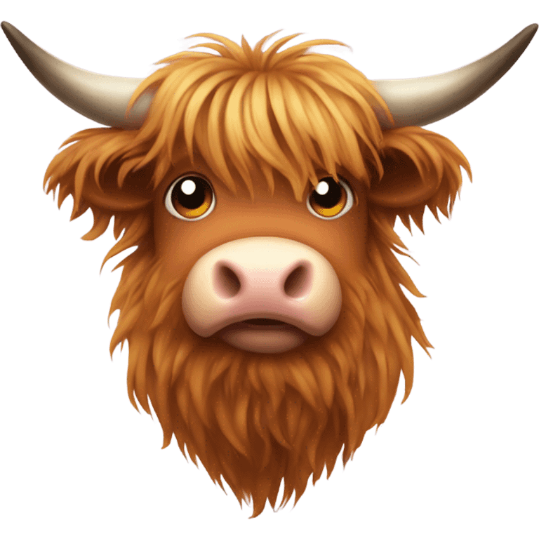 highland cow heart eyes emoji