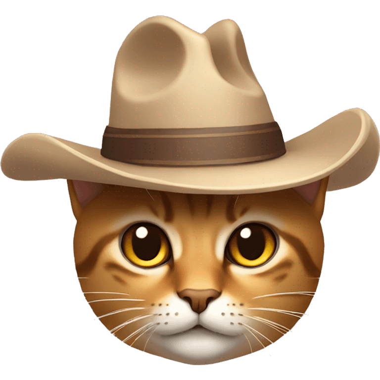 Gato con sombrero emoji