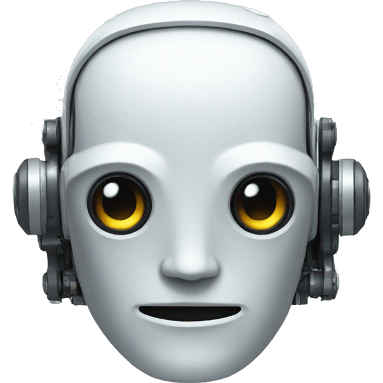 a robot head emoji