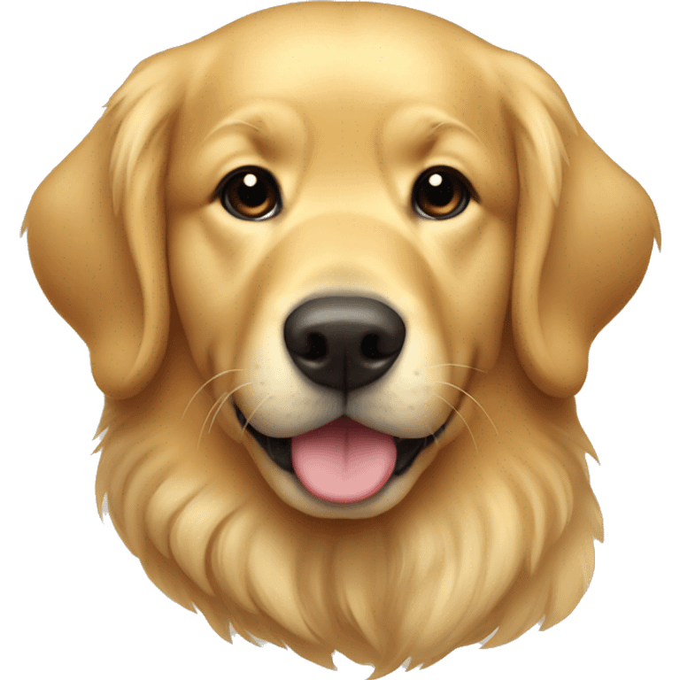 golden retriever cozy  emoji