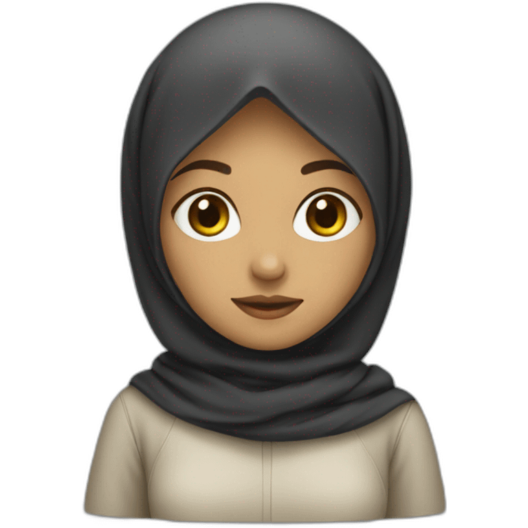 Developer girl with hijab emoji