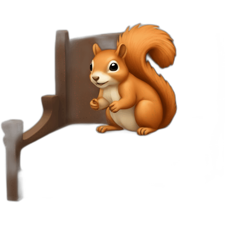 squirrel bed emoji