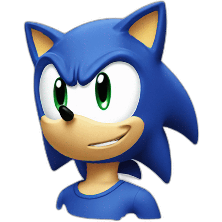 Sonic head emoji