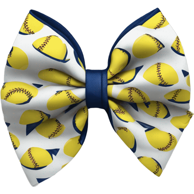 softball bow emoji