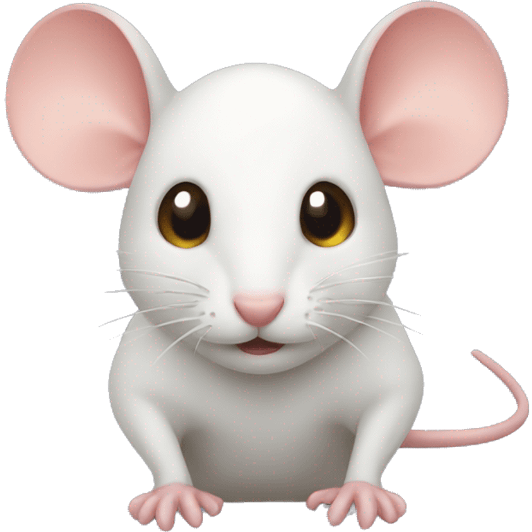 Mouse with emoji