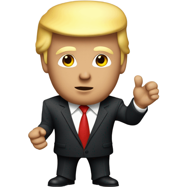 Donald Trump visiting china emoji