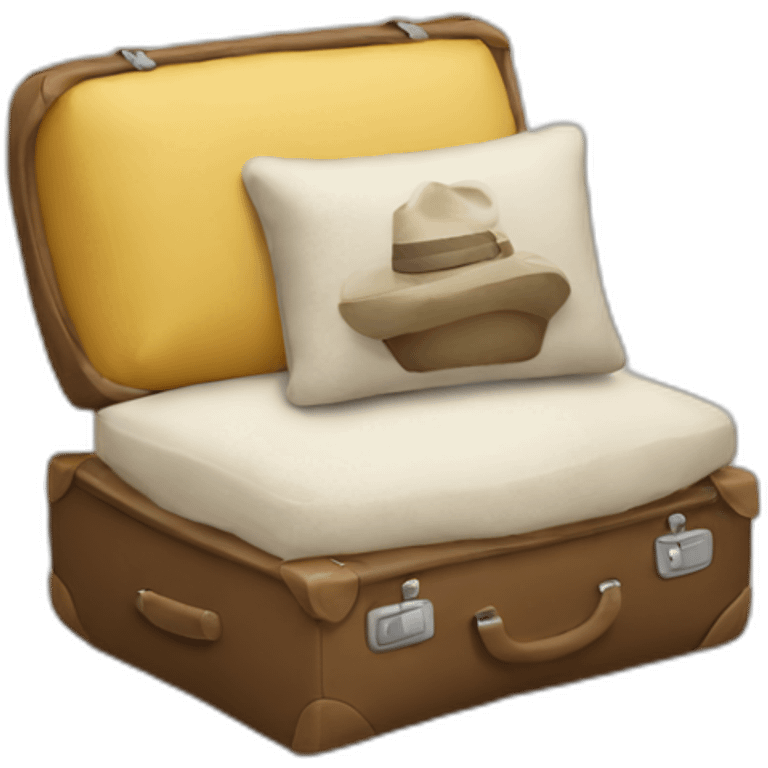 travelling cushion emoji