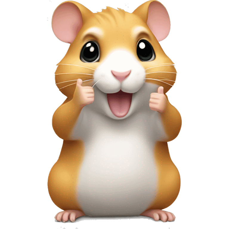 Hamster thumbs up  emoji