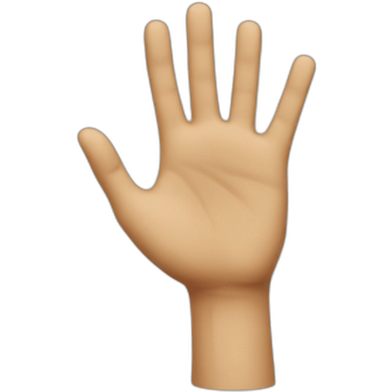 deux hands with index up emoji