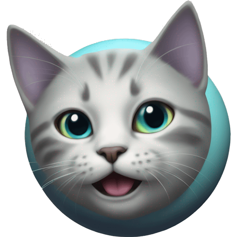 A cat on Uranus  emoji