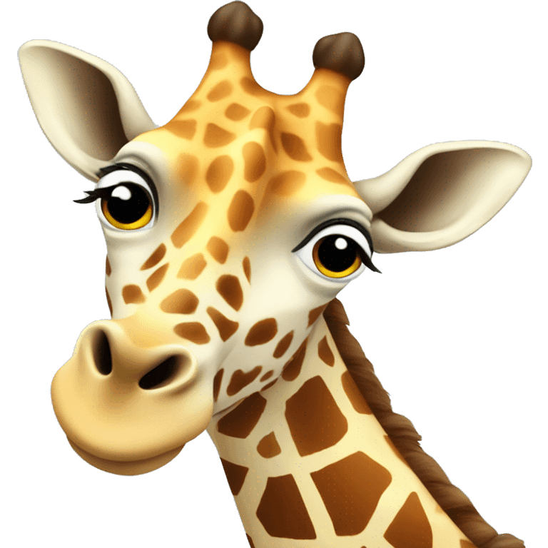 happy XXL giraffe  emoji