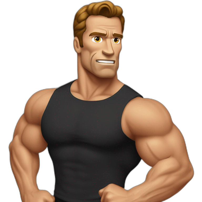 Arnold Schwartzenegger Fleming muscles emoji