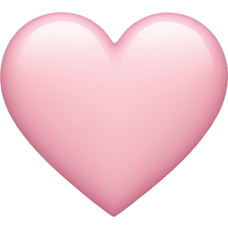 Light pink heart emoji