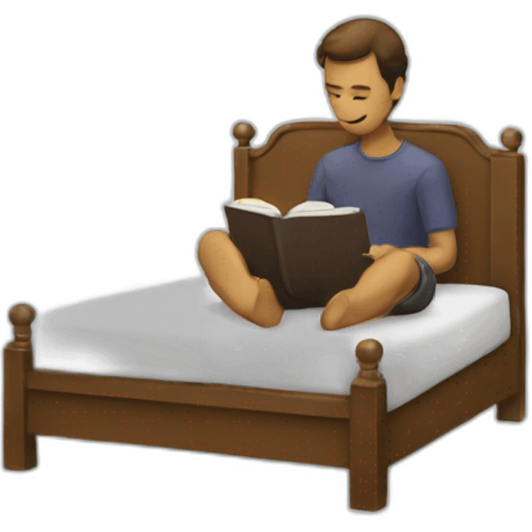 Homme qui lit emoji