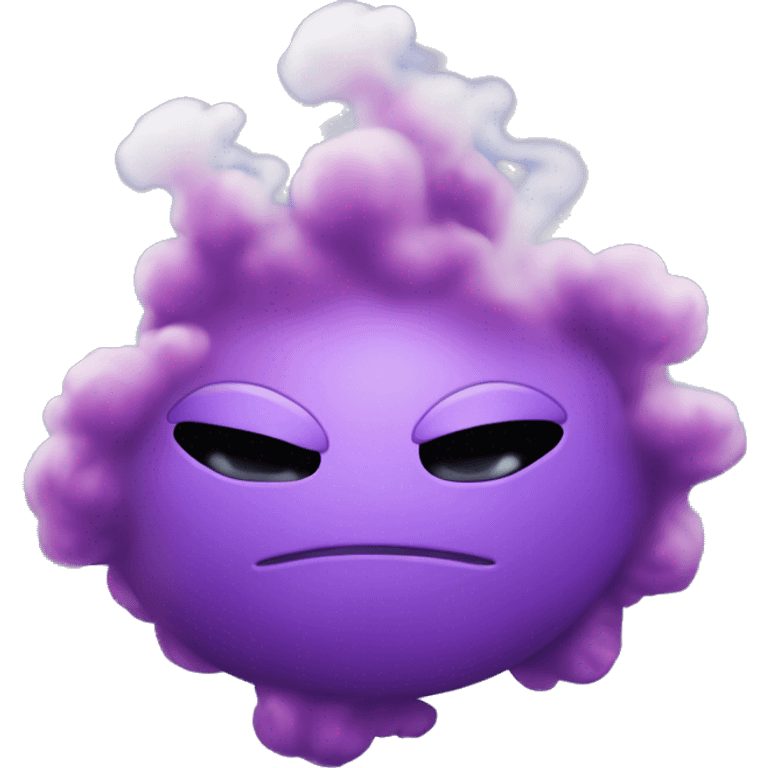 puf of magical purple smoke emoji