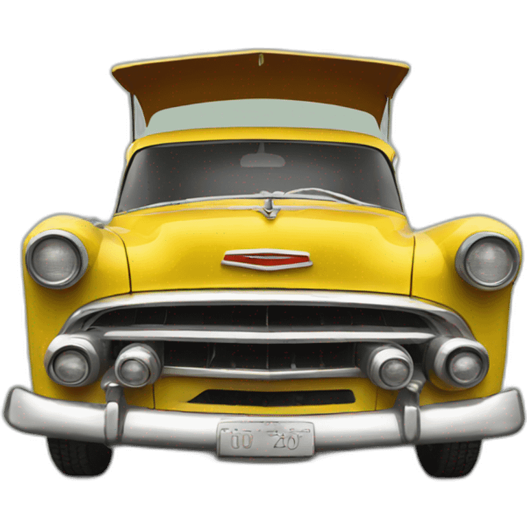 Vintage Cuban car detail emoji