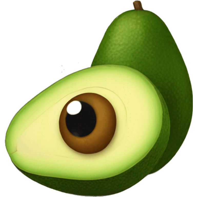 avocado with eyes emoji