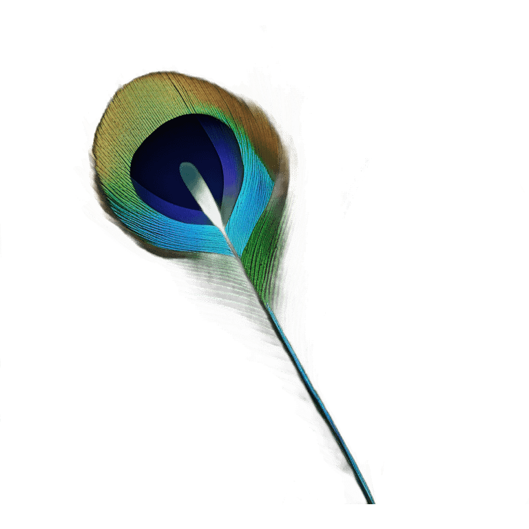 peacock feather emoji