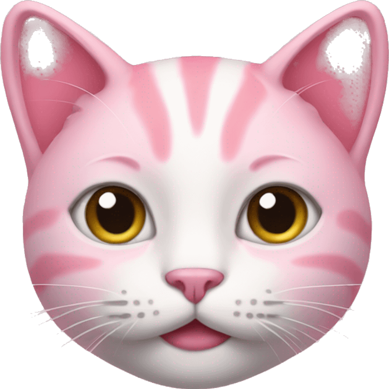 Pink kitty emoji