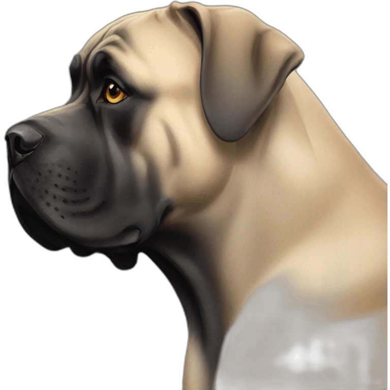 Cane Corso in profile emoji