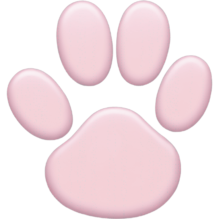 light pink kitten paw emoji