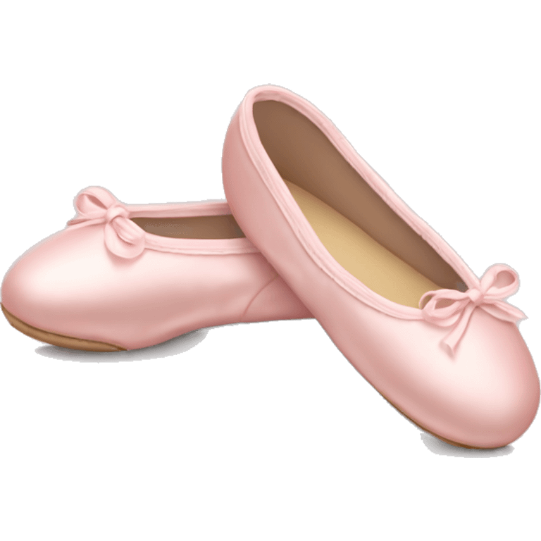 Pale pink ballet shoes emoji