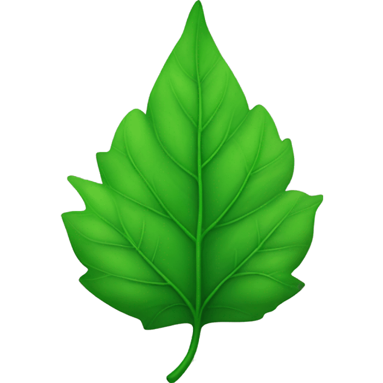 green leaf emoji