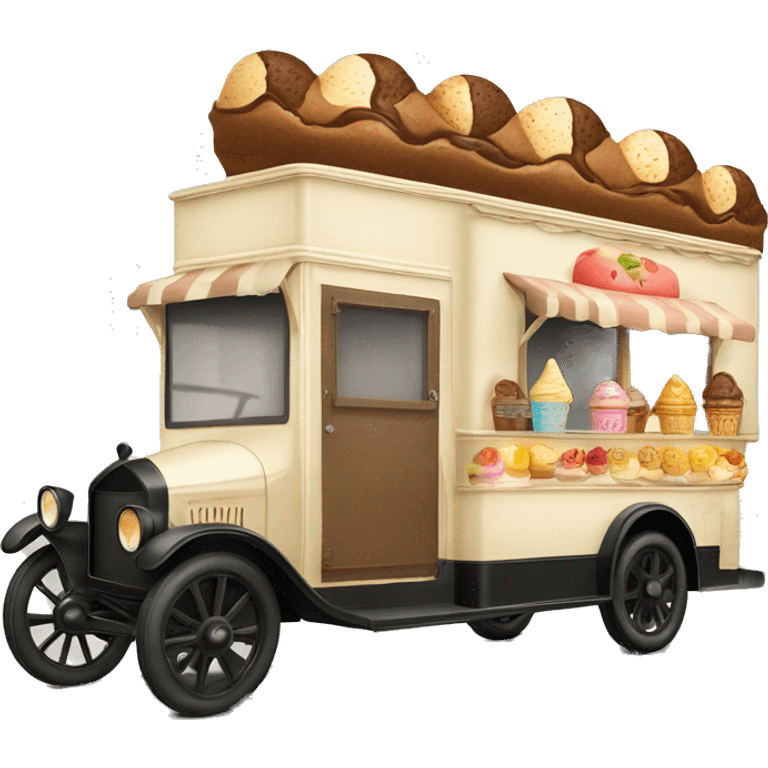 1917 ice cream food truck emoji