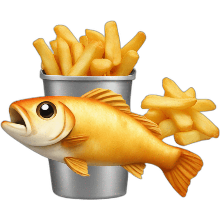 Fish and chips emoji