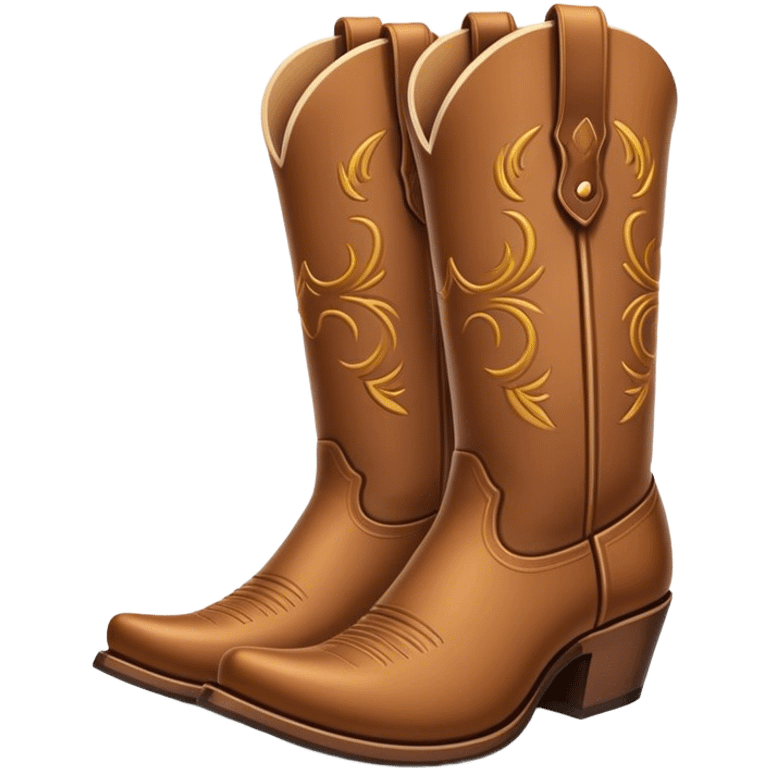 Cowboy boots emoji