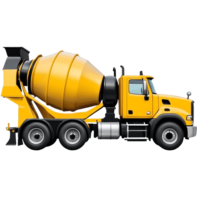 Cement Mixer - Mack Granite (Model Year: 2022) (Iconic colour: Yellow and black) emoji