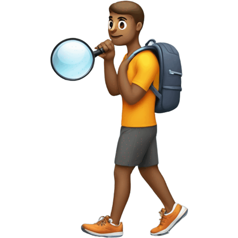 An emoji for a bio. It has to resemble “Be curious, not judgemental”. Im a male travel and fitness content creator. Dont be cringe or “gay” emoji