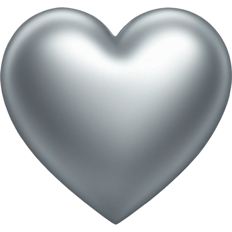 Silver heart emoji