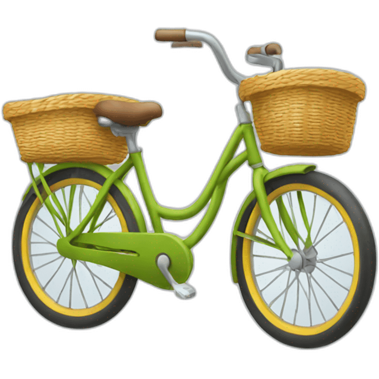 bicycle with basket emoji