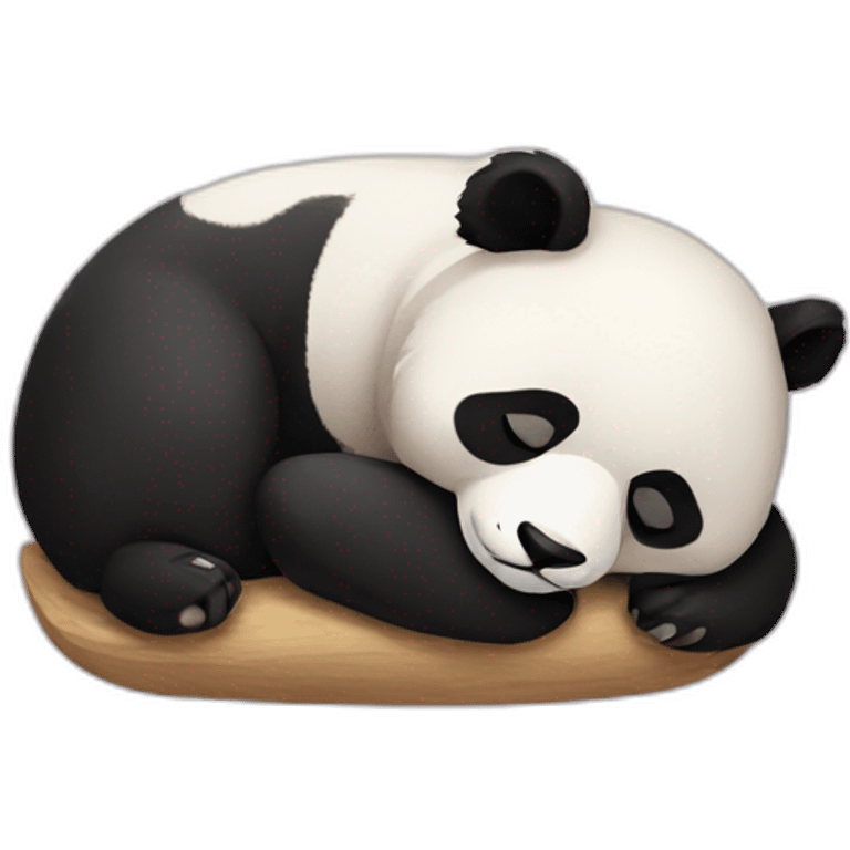 panda sleeping emoji