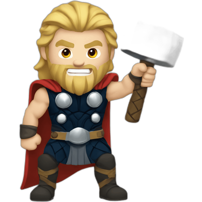 thor with hammer emoji